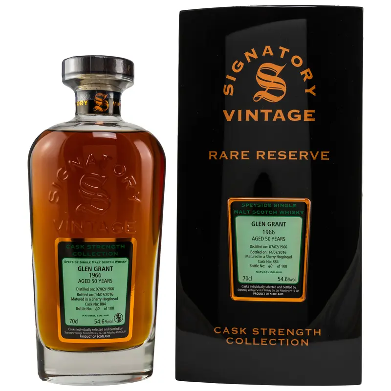 Glen Grant 1966/2016 50 y.o. Sherry Hogshead Sig RR