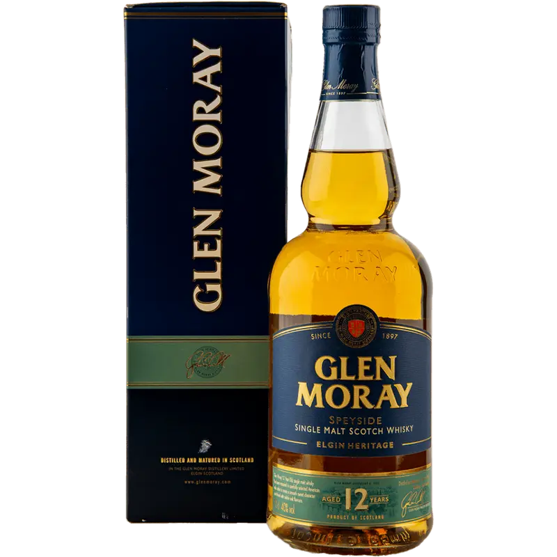 Glen Moray 12 Years Old Singel Malt Whisky 40%