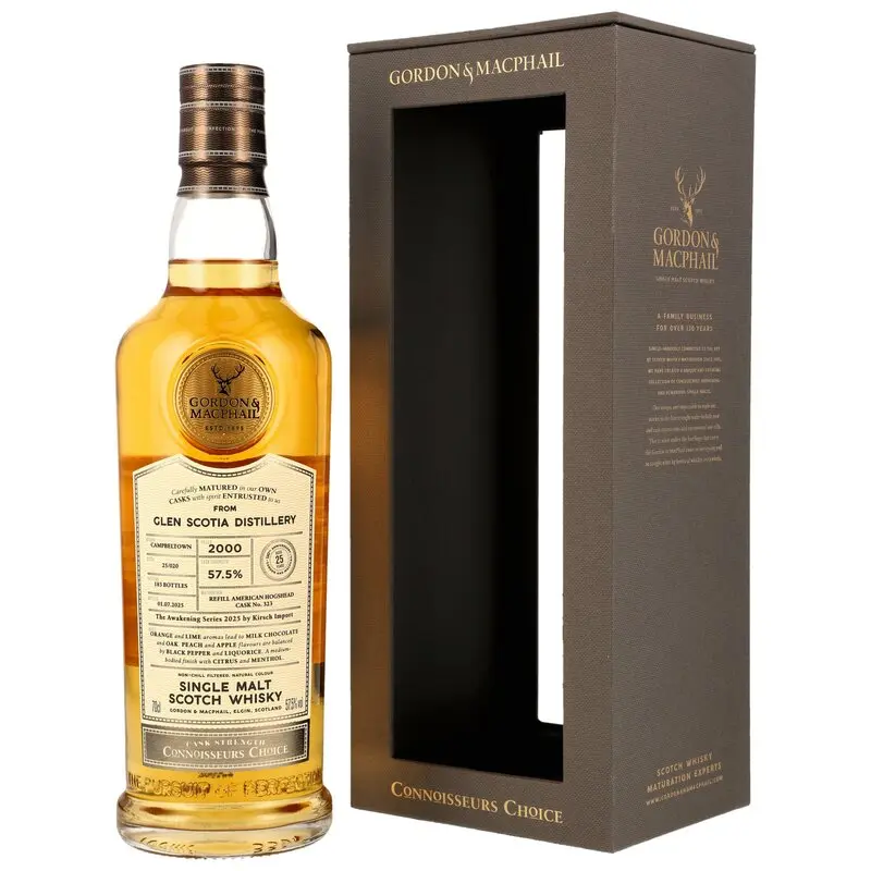 Glen Scotia 2000/2025 Refill American Hogshead #323 - G&M CC CS - The Awakening Series
