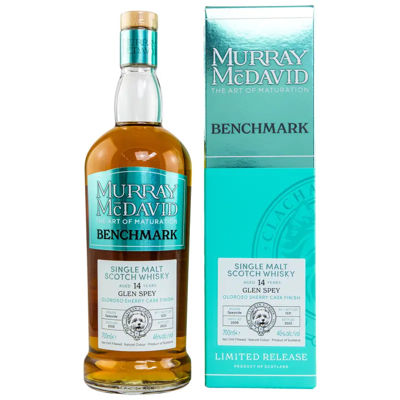 Glen Spey 2008/2023 - 14 y.o. - 1st Fill Oloroso Cask - Murray McDavid