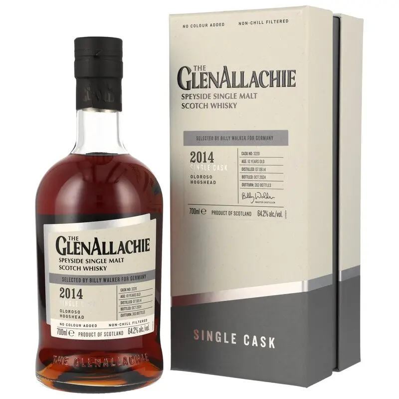 GlenAllachie 2014/2024 - 10 y.o. - Oloroso Hogshead #3220