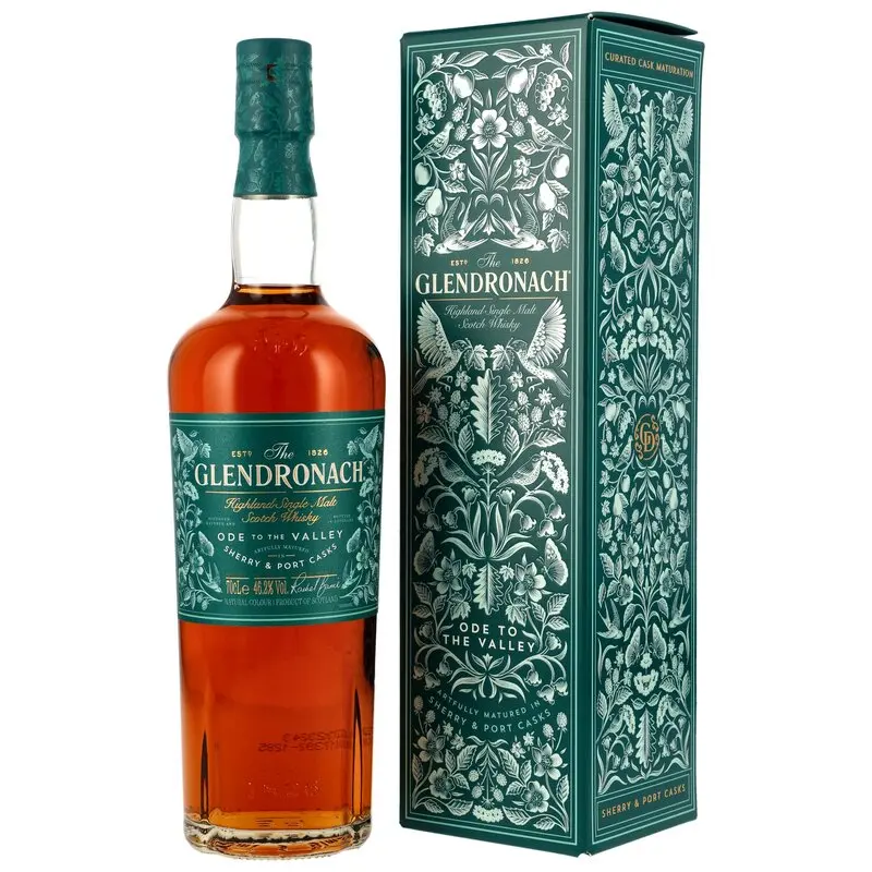 Glendronach Ode to the Valley - Sherry & Ruby Port Casks