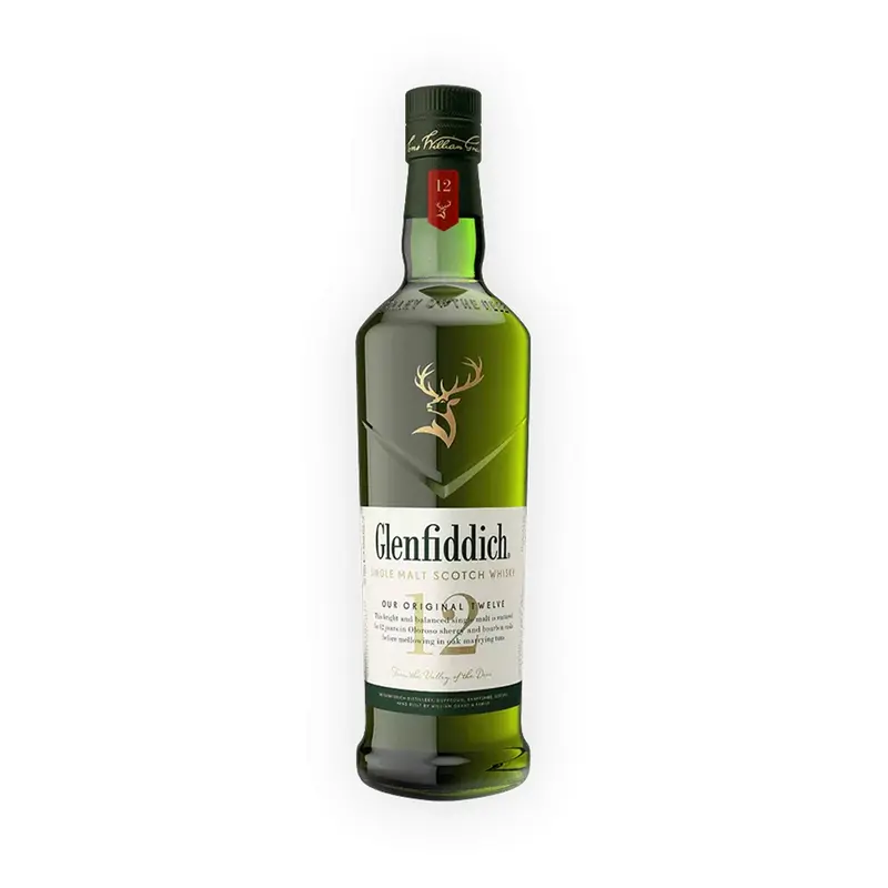 Glenfiddich 12 Years Single Malt Whisky - 700ml
