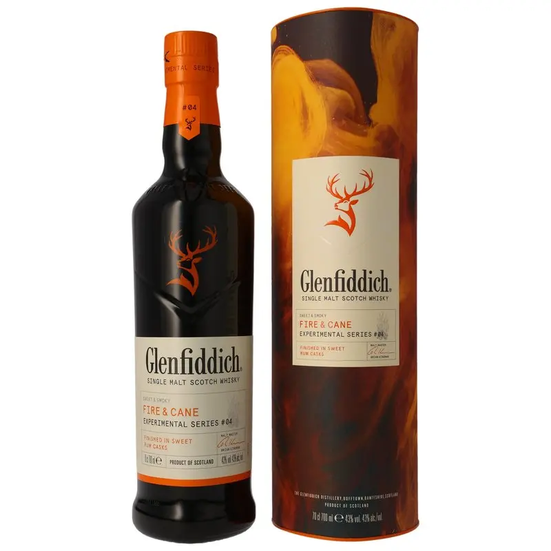 Glenfiddich Experimental Series #04 Fire & Cane in Tube