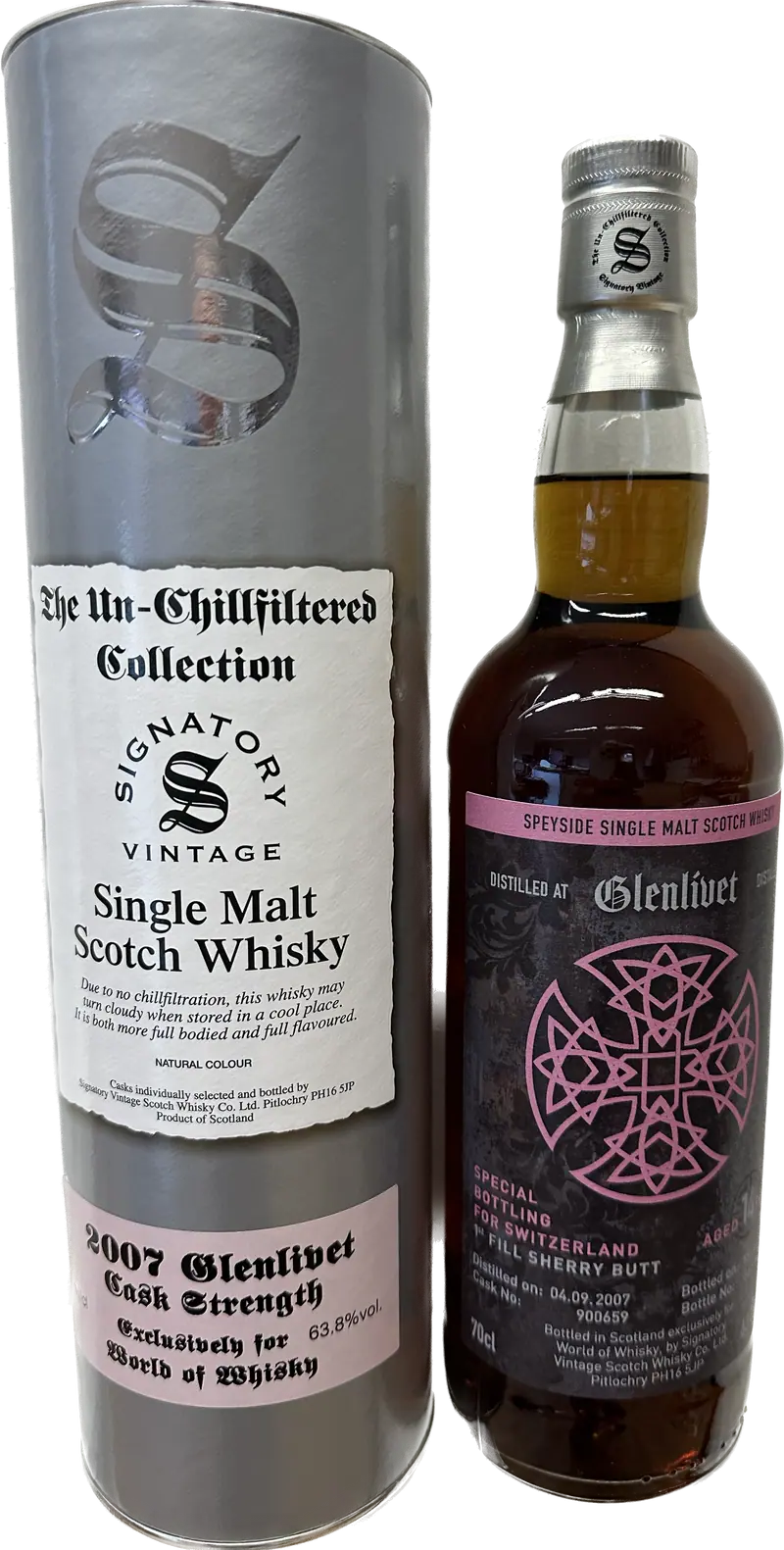 Glenlivet 14 years, First Fill Sherry Butt