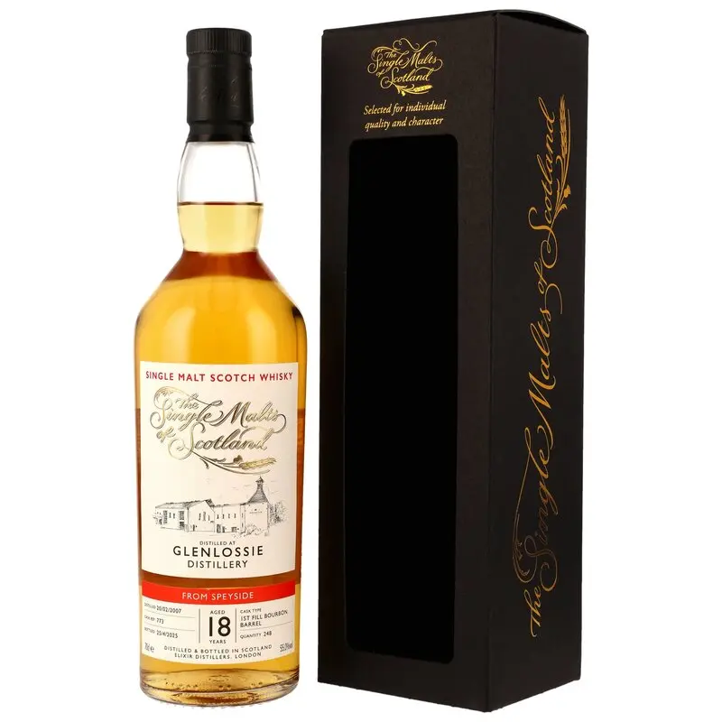 Glenlossie 2007/2025 - 18 y.o. - 1st Fill Bourbon Barrel #773 (SMoS)