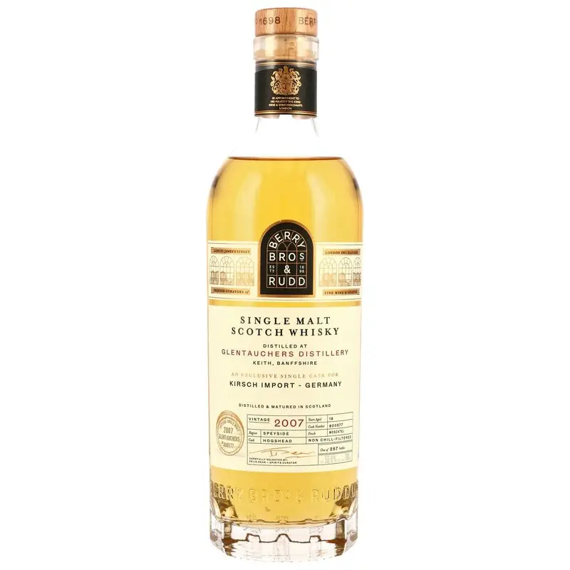 Glentauchers 2007/2025 - 18 y.o. - Moscatel Finish #800577 (Berry Bros. & Rudd) - Kirsch