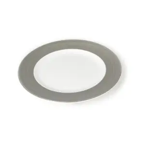 Gmunder Speiseteller grau/weiss D29cm