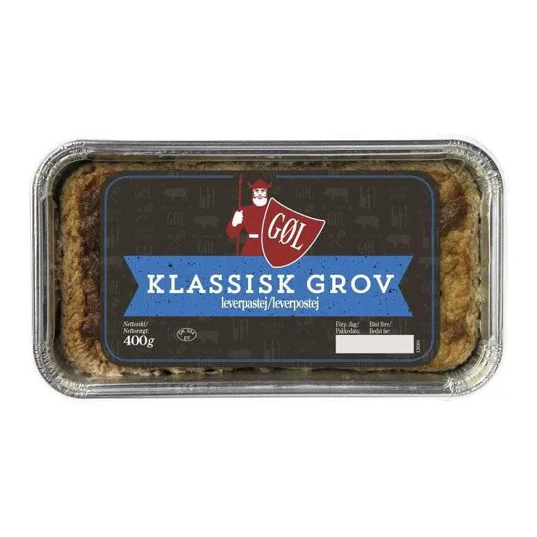 GÖL Klassisk Grov Leverpastej - Liverpaté Spread 400g