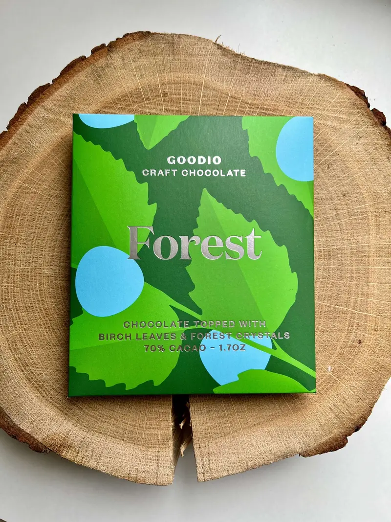 Goodio Forest 70% vegane Schokolade 48g (saisonal verfügbar)
