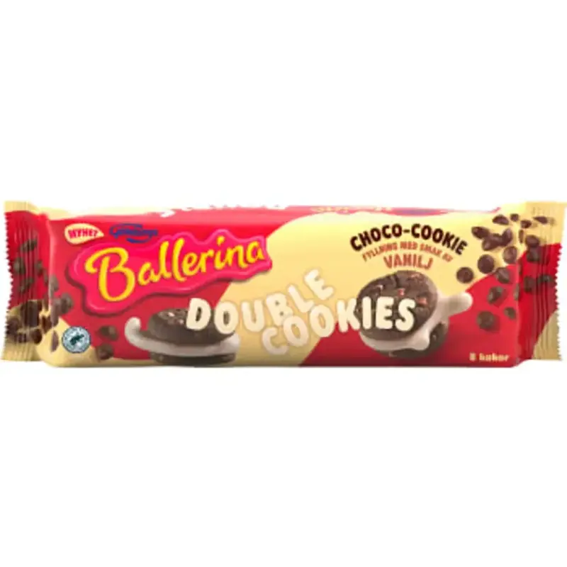 Göteborgs Kex Double Cookies Vanilj - Double Cookies Vanilla - 168g
