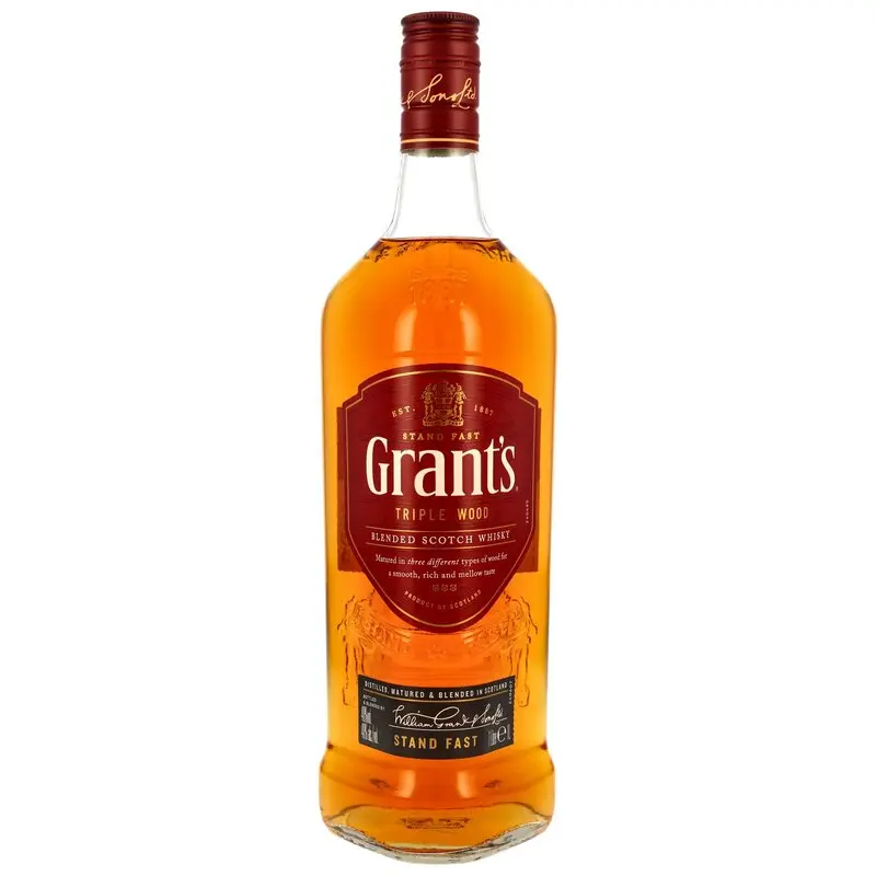 Grant's Triple Wood Blended Scotch - LITER