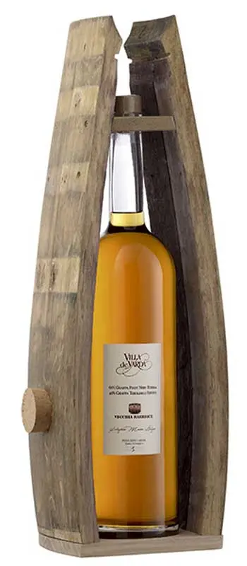 Grappa Riserva Vecchia Barrique Mauro Dolzan im Barrique 3 Liter - Villa de Varda
