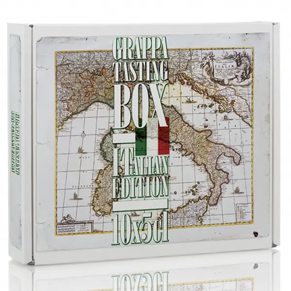 Grappa Tasting Box Italian Edition - 10x 5cl