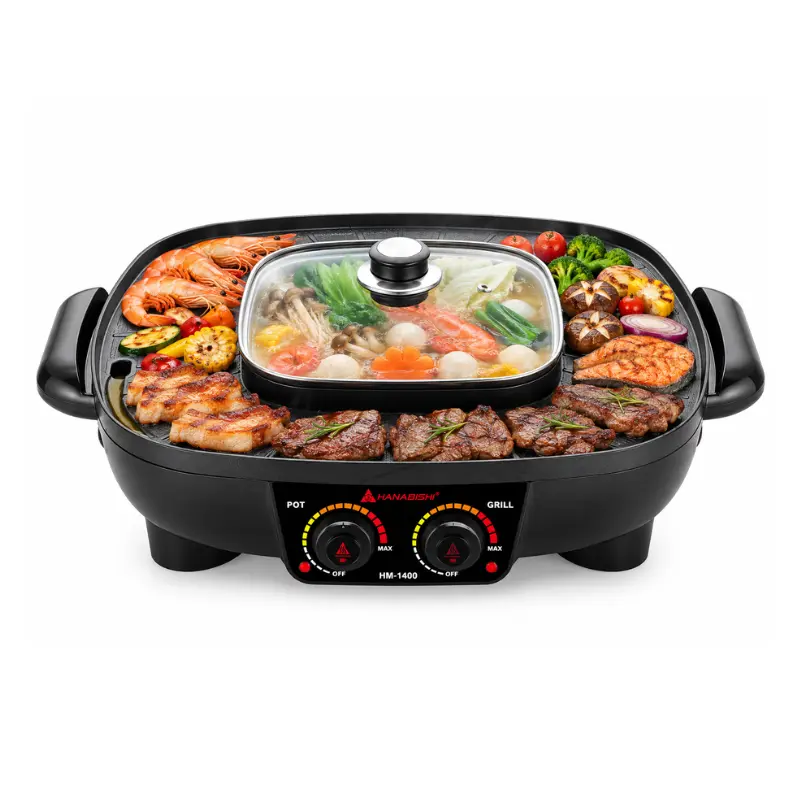 Gril & fondue shabu électrique HANABISHI