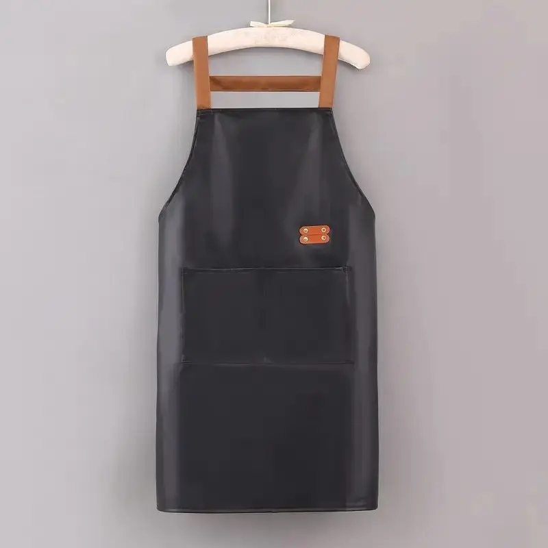 Grillschürze Wasserabweisende & ölresistente Schürze schwarz