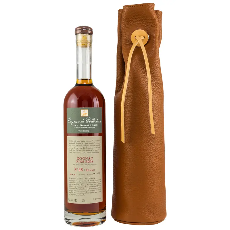 Grosperrin Cognac No.58 Fins Bois im Ledersack