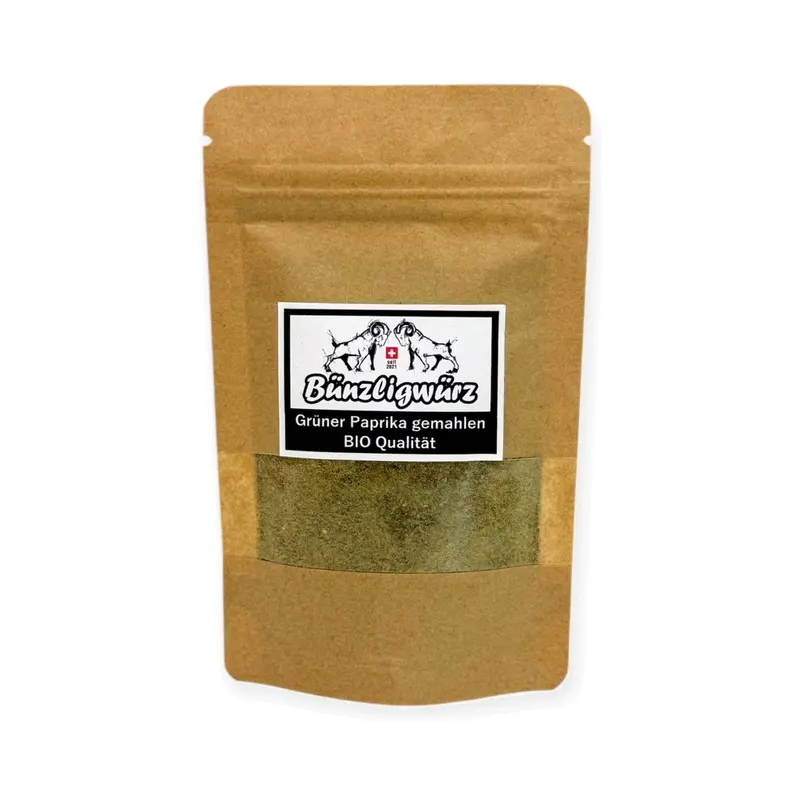 Grüne Paprika gemahlen, Bio, 40 g