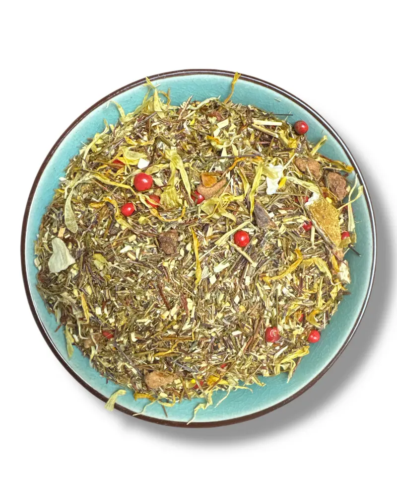 Grüner Rooibos Roter Pfirsich Bio – Weinbergpfirsich-Genuss | Teemotion
