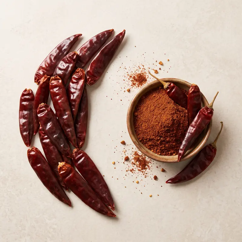Guajillo Chilipulver | leicht süss, fruchtig, mild | im Beutel | 20 g