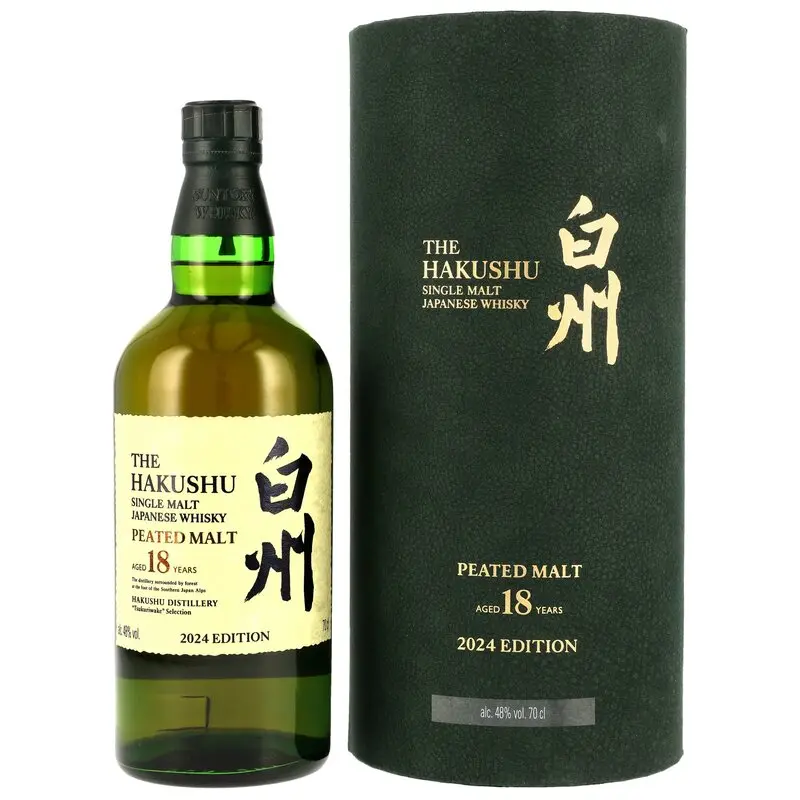 Hakushu Peated Malt 18 y.o. Tsukuriwake 2024 Edition