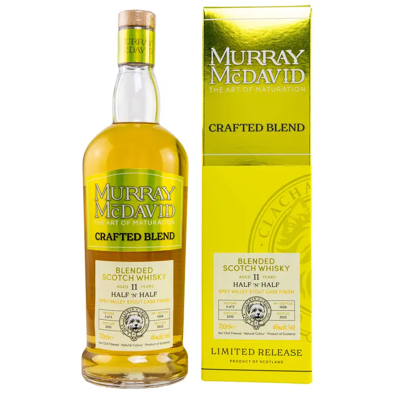 Half 'n' Half 2010/2022 - 11 y.o. - Spey Valley Stout Cask - Murray McDavid