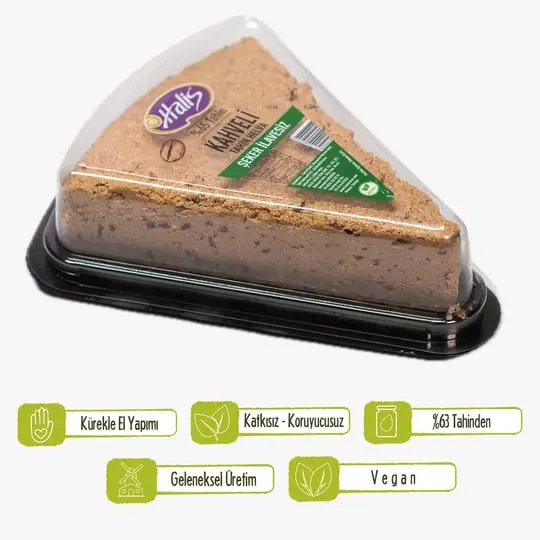 Halis Helva – Tahinhalva mit Kaffee, mit Dattelsaft gesüßt (Vegan) 300g