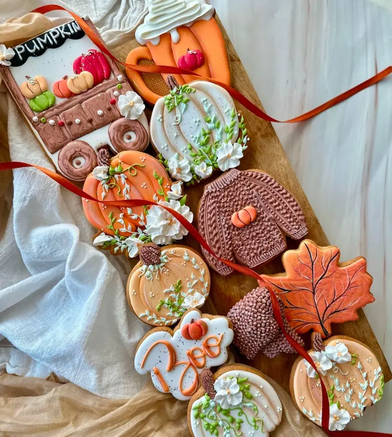 Halloween Set aus 10 Cookies