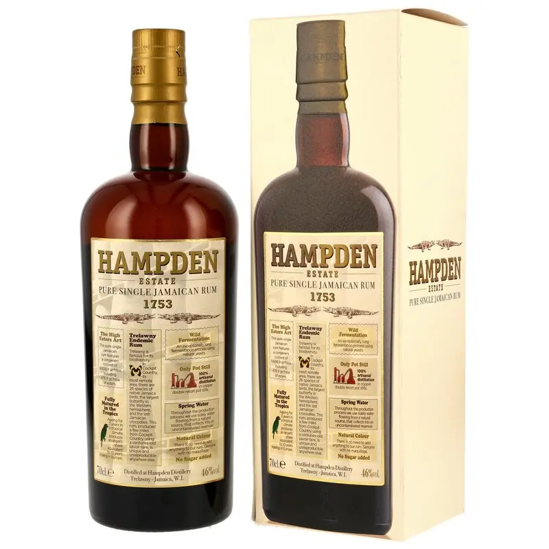 Hampden 1753 - Pure Single Jamaican Rum
