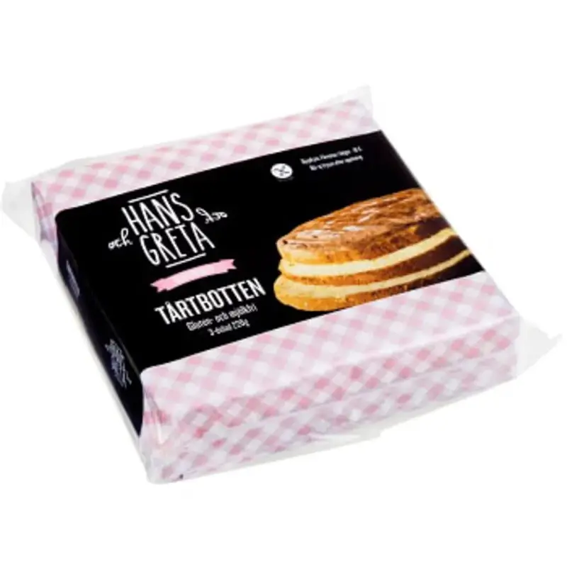 Hans och Greta Tårtbott Glutenfri 3-del  - Tårtbott Gluten-free 3-p - 220g