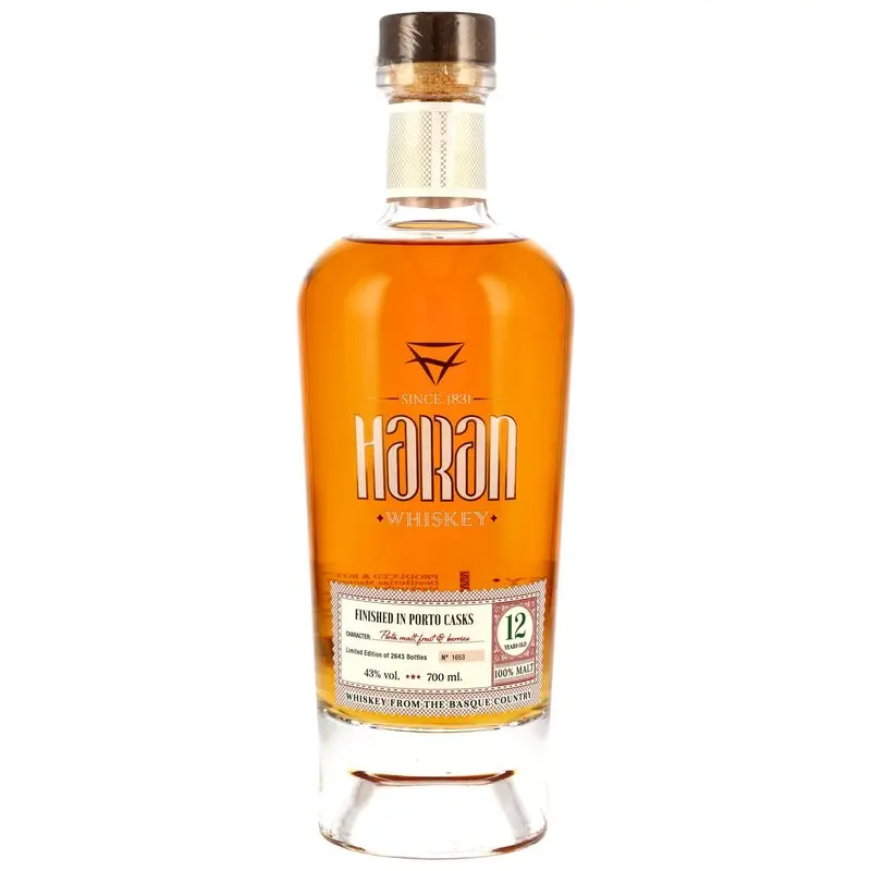 Haran 12 y.o. Port Cask Finish Basque Malt Whiskey