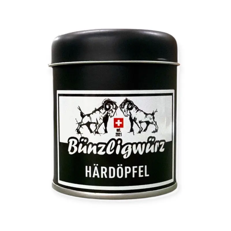 Härdöpfel Gewürz für Kartoffeln, Raclette und Fondue