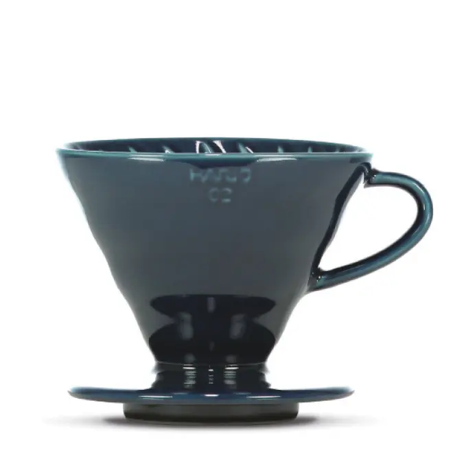 HARIO V60 Filterhalter, Porzellan, indogo blue, 3-4 Port