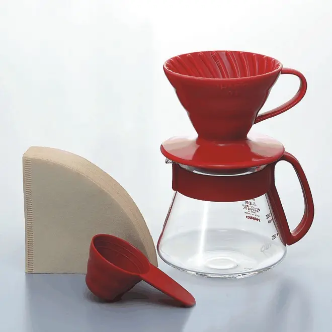 HARIO V60 Pour Over Kit, Porzellan, 1-2 Portionen