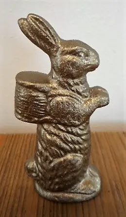 Hase Michel altsilber 9.5cmx15cm