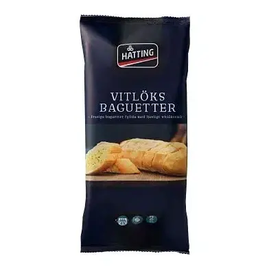 Hatting Vitlöksbaguetter fryst - Garlic Baguettes frozen 350g
