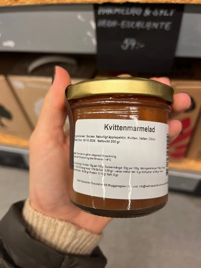 Hedh Escalante Kvitten marmelad - Quitten Marmelade 200 g