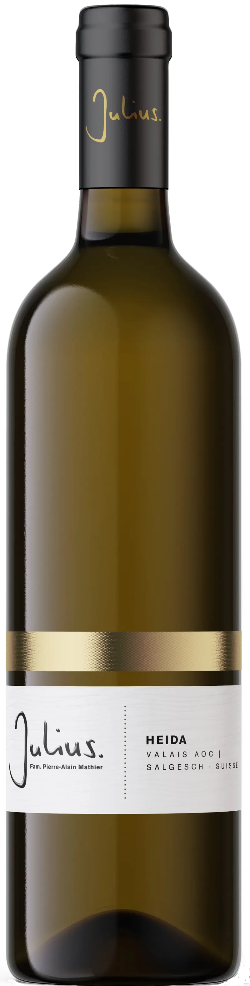 "Heida", Valais AOC, Fam.Pierre-Alain Mathier, Vins et Vignobles Julius SA, Salgesch, 2025, 75cl
