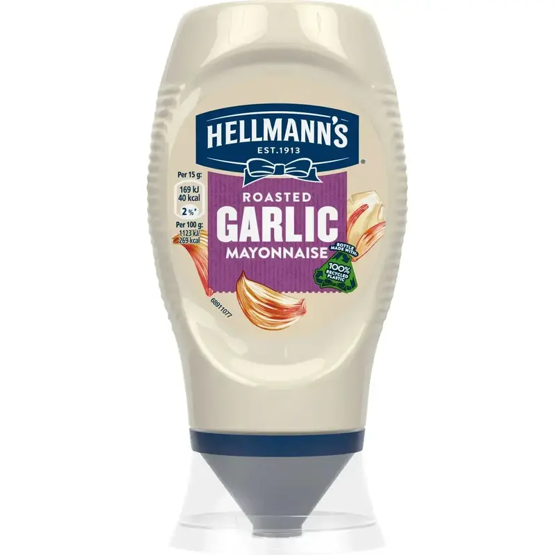 Hellmanns Äkta Majonnäs med vitlök - Mayonnaise with garlic 250ml