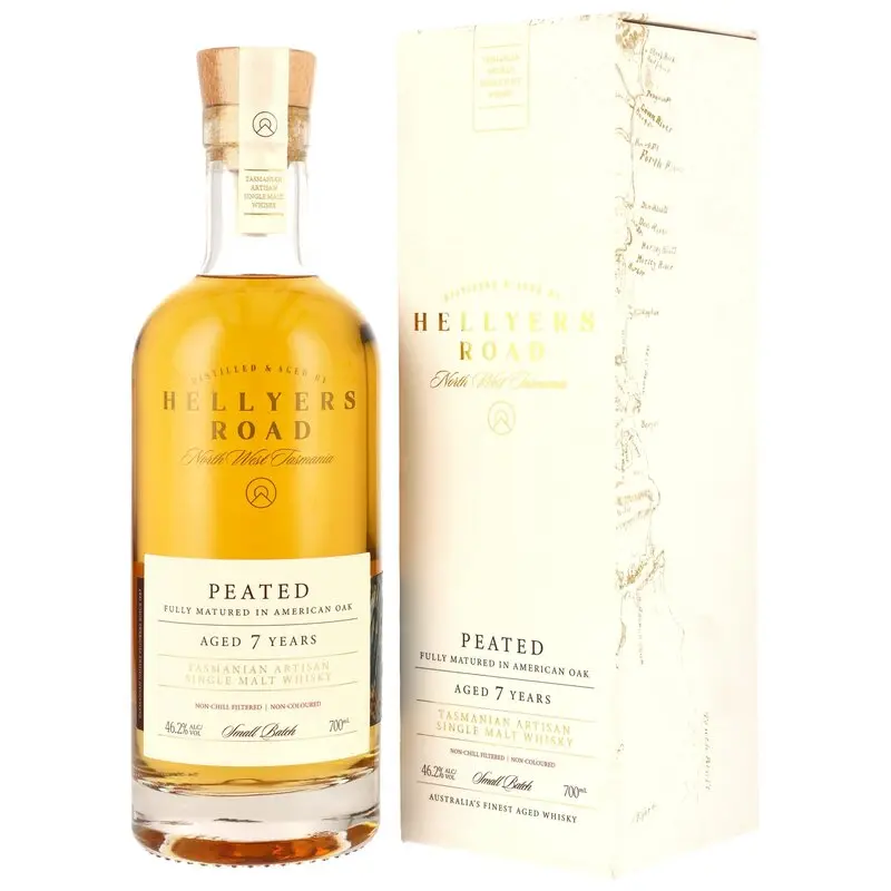 Hellyers Road 7 y.o. Slightly Peated (Tasmanien)
