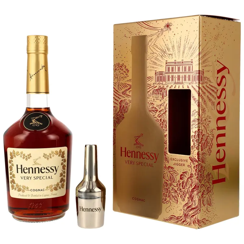 Hennessy V.S. Cognac mit Jigger