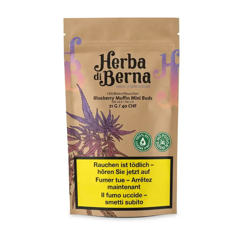 Herba di Berna | Blueberry Muffin Indoor | Mini Buds | 21g