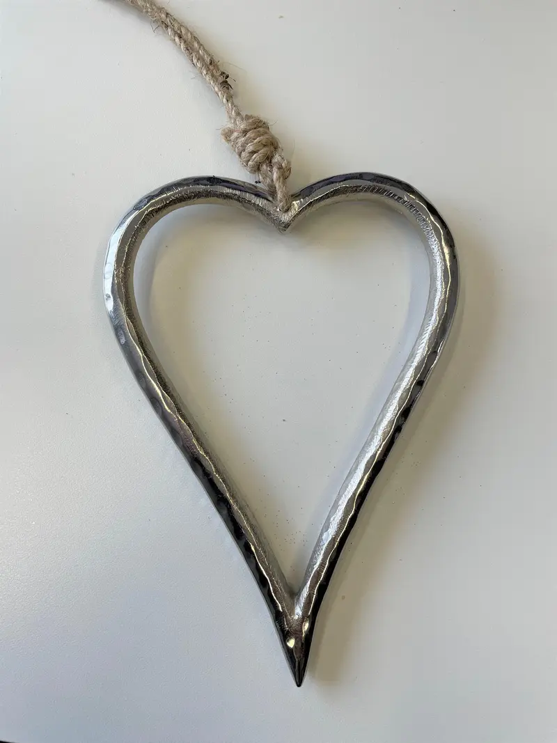 Herz Hänger alu/silber