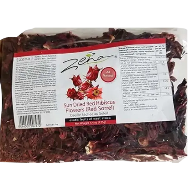 Hibiscus Flowers Sun-Dried Red – 125 g
