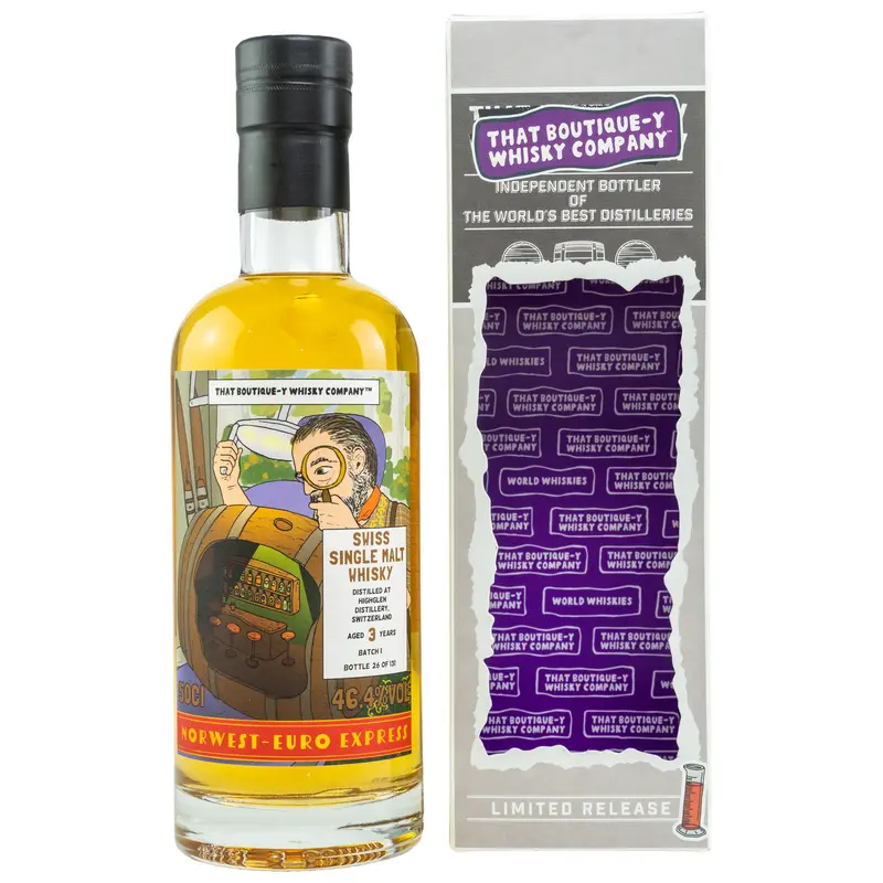 HighGlen 3 y.o. Batch 1 (That Boutique-y Whisky Company)