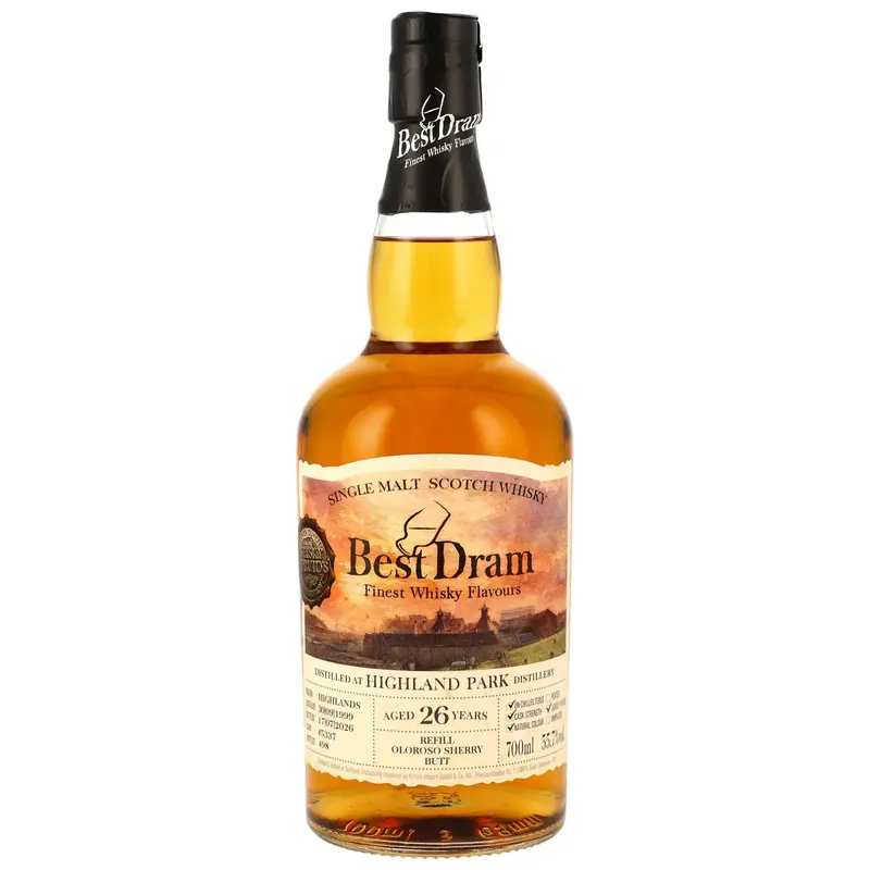 Highland Park 1999/2026 - 26 y.o. - Refill Oloroso Sherry Butt #5337 (Best Dram)