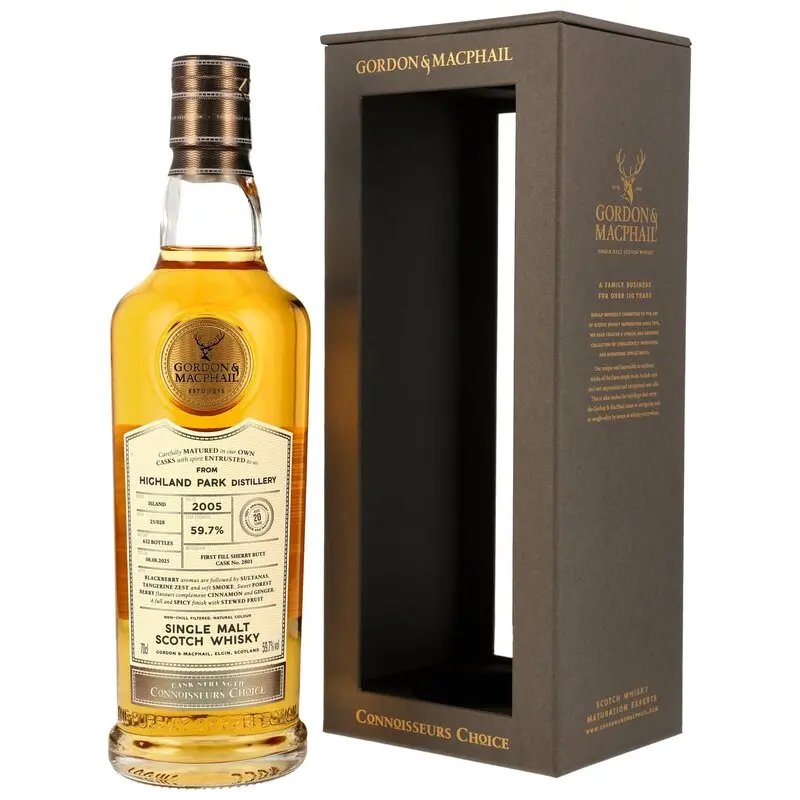 Highland Park 2005/2025 - 20 y.o. - Refill Sherry Butt #2801 - G&M CC CS