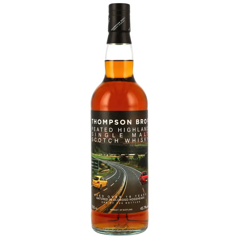 Highland Single Malt Whisky (Peated) 18 y.o. - Oloroso Sherry Casks - Thompson Bros.