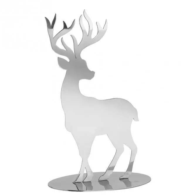Hirsch Edelstahl H15cm