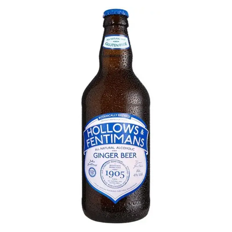 Hollows & Fentimans Alc Ginger Beer 4% 500ml
